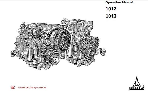 Service Manual Of Deutz Diesel Bf4m1013ec Engine